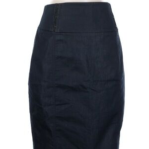 Express Dark Wash Pencil Skirt